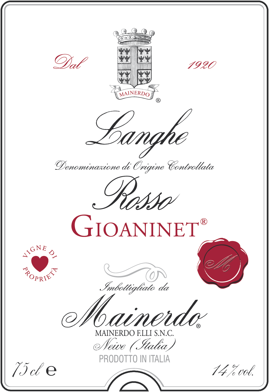 Langhe Rosso Gioaninet 2011