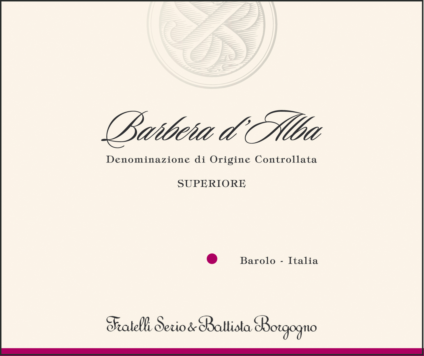 Barbera D'Alba Superiore 2009
