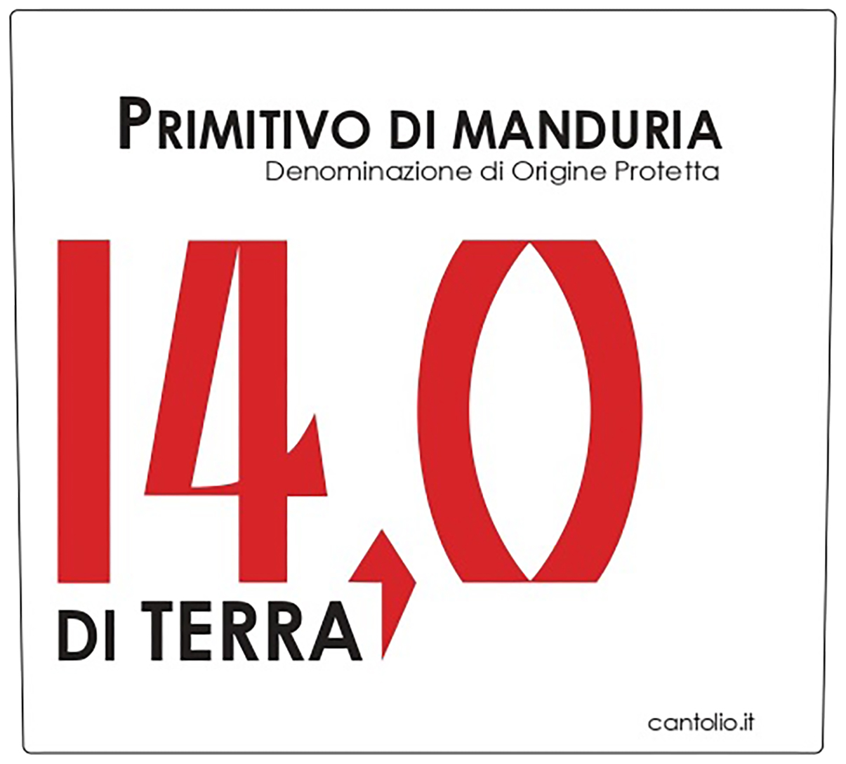 14,0 di Terra Primitivo di Manduria 2017
