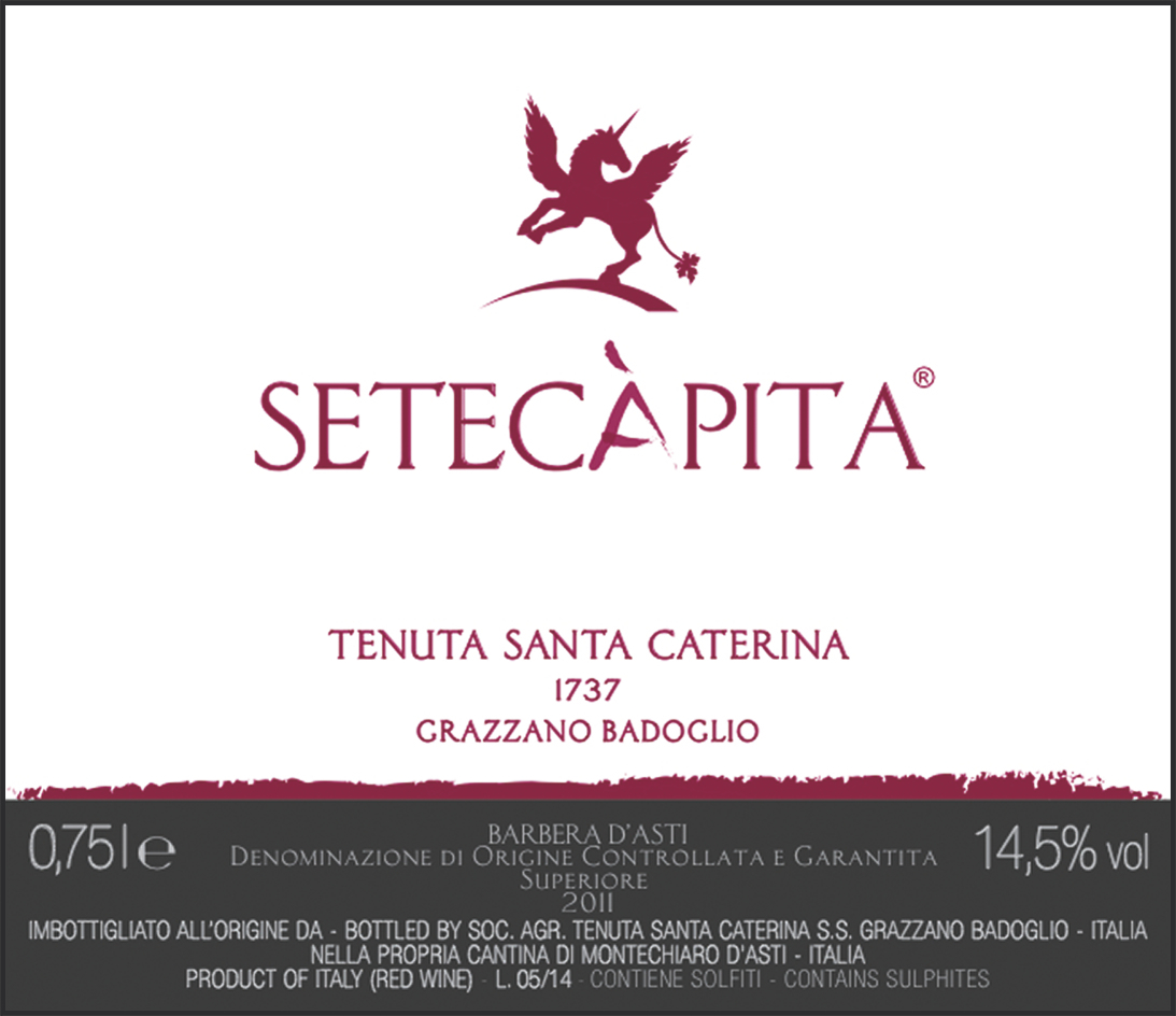 Setecàpita Barbera d'Asti Superiore 2012