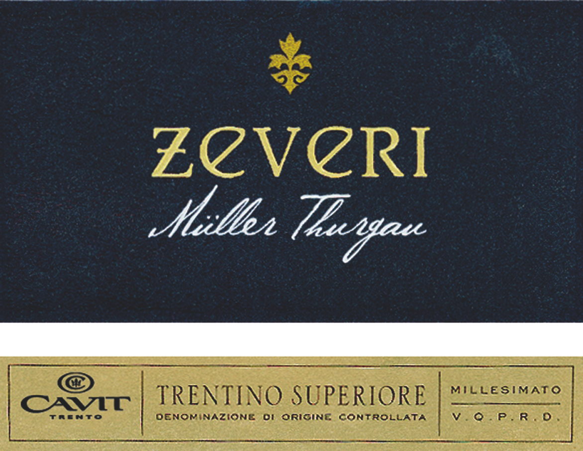 Müller Thurgau Zeveri Bottega Vinai 2015