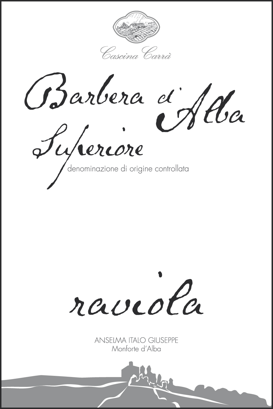 Barbera d'Alba Superiore Raviola 2016