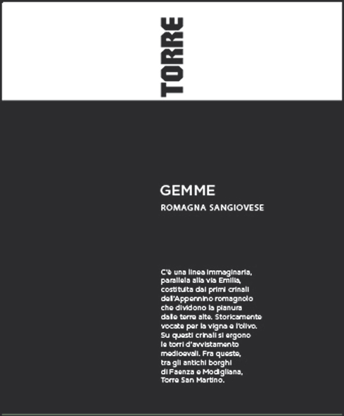 Gemme Sangiovese Superiore 2016