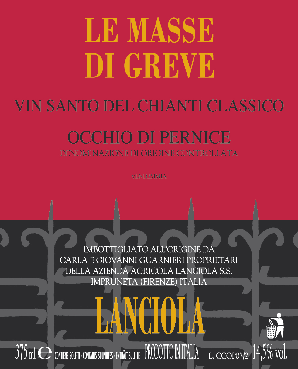Vin Santo del Chianti Classico Occhio di Pernice 2007