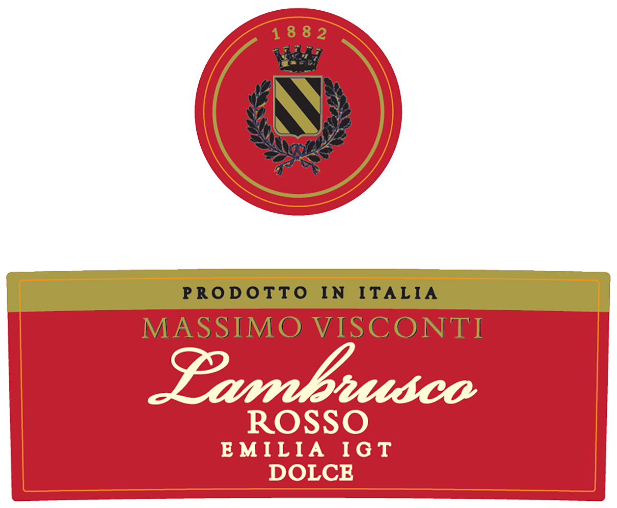 Lambrusco Rosso Dolce Massimo Visconti sa