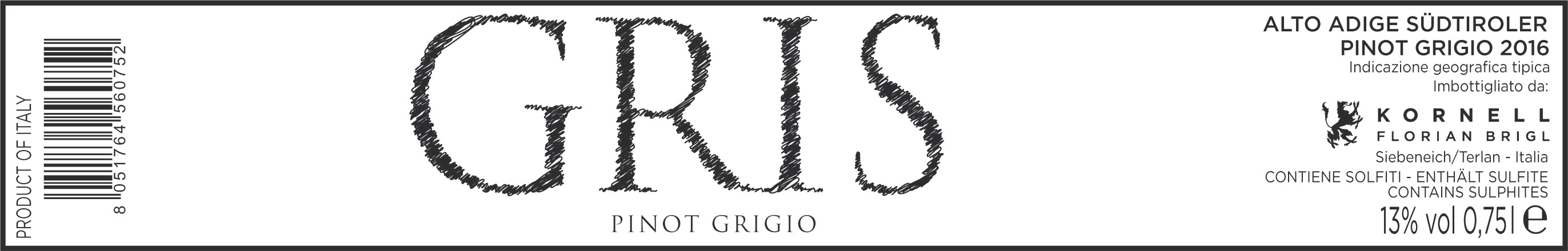 Gris Pinot Grigio 2020