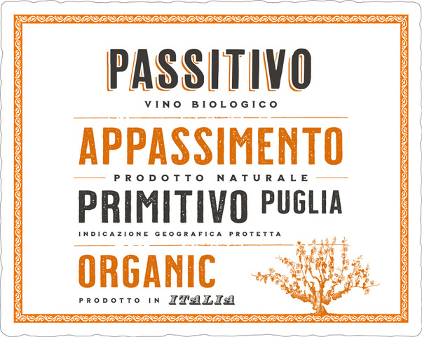 Passitivo Primitivo Organico 2015