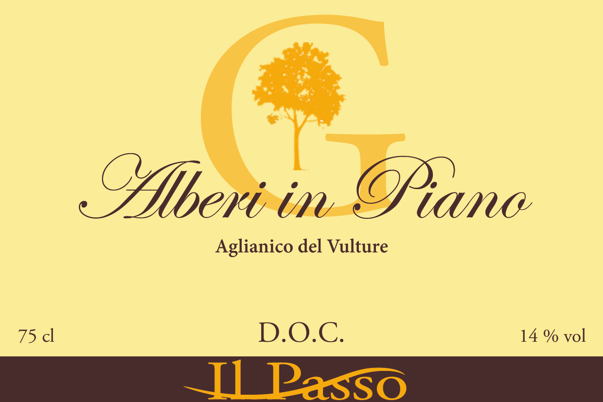Alberi in Piano Aglianico del Vulture Doc 2016