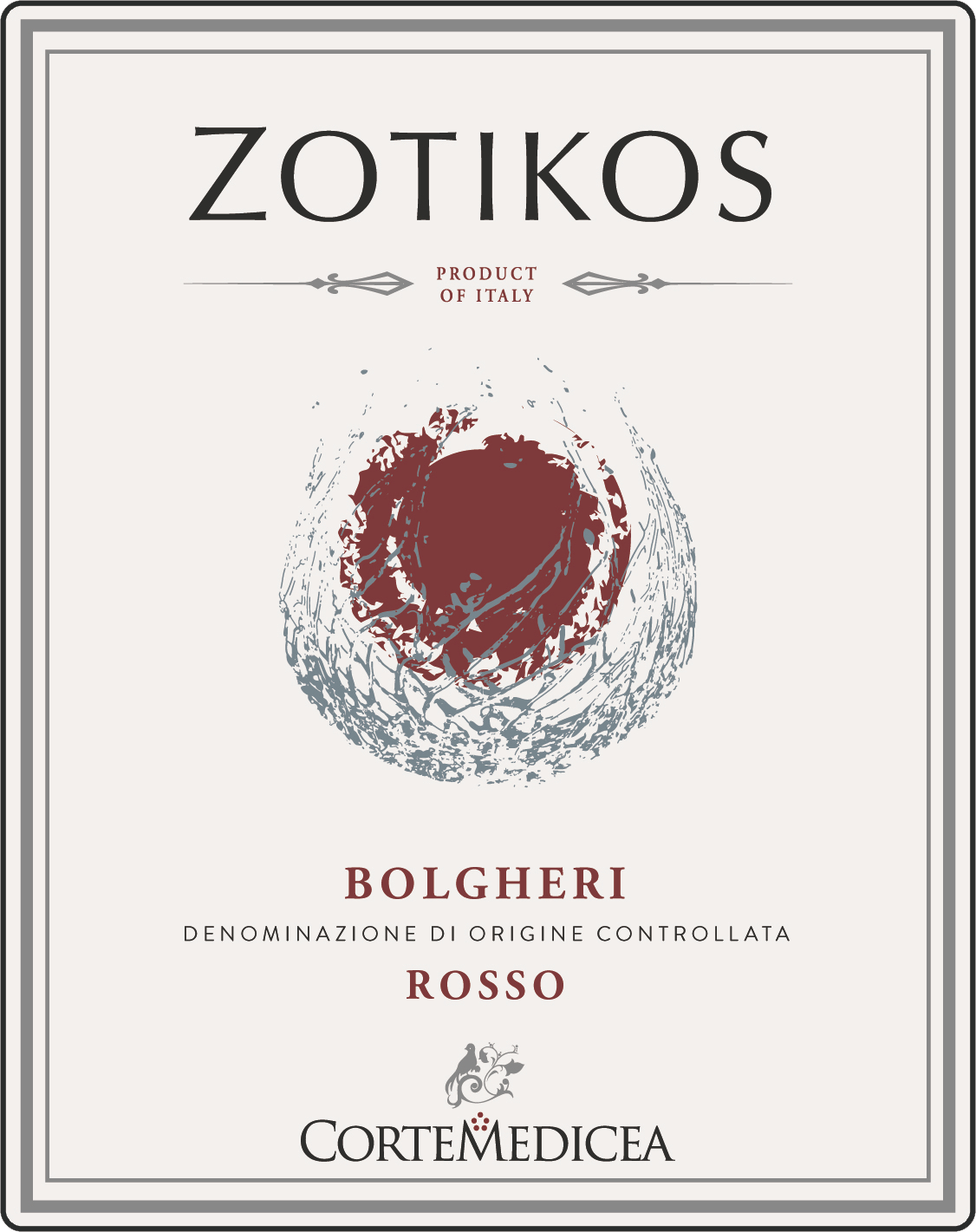 Zotikos Bolgheri Rosso 2017