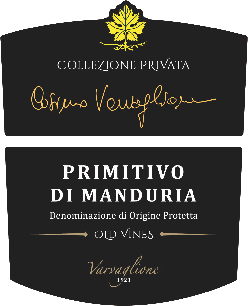 Collezione Privata Cosimo Varvaglione Primitivo Old Vines 2014