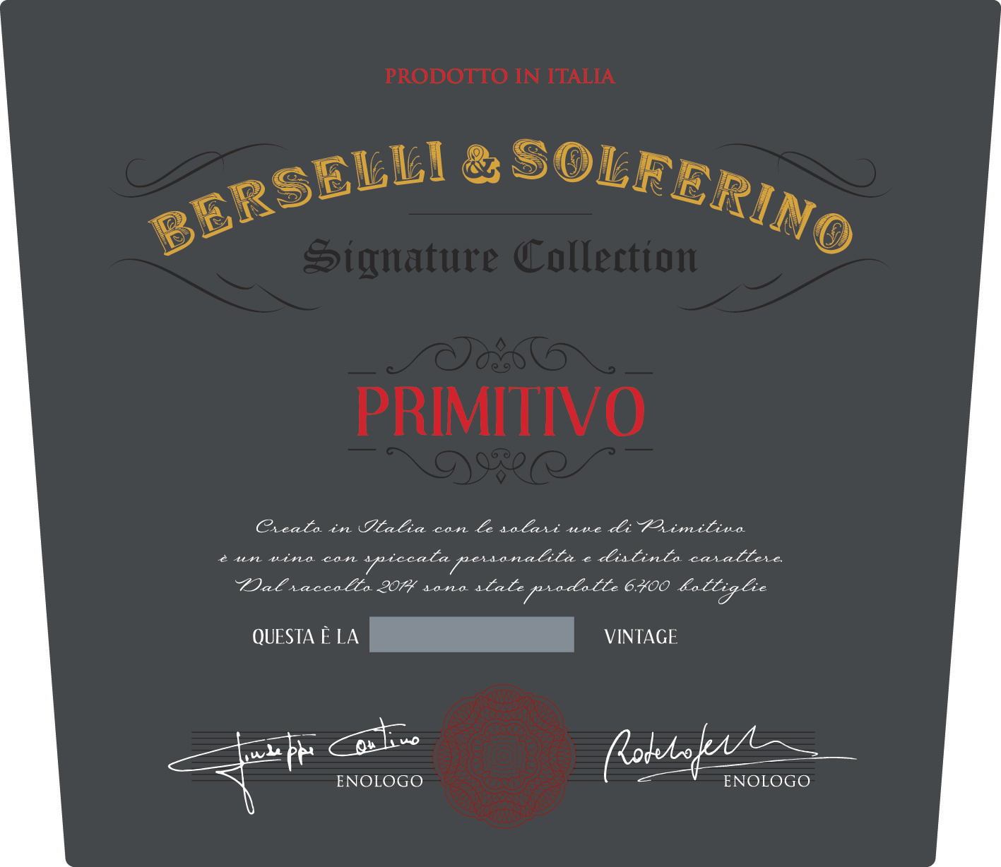 Berselli & Solferino Primitivo 2014
