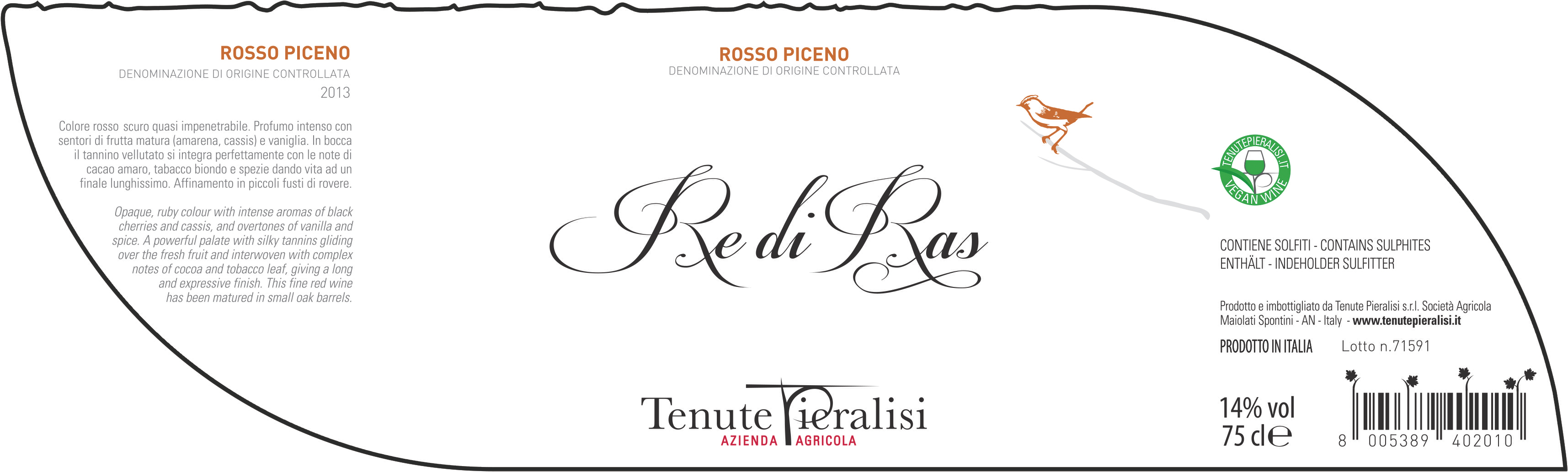 Re di Ras Rosso Piceno 2021