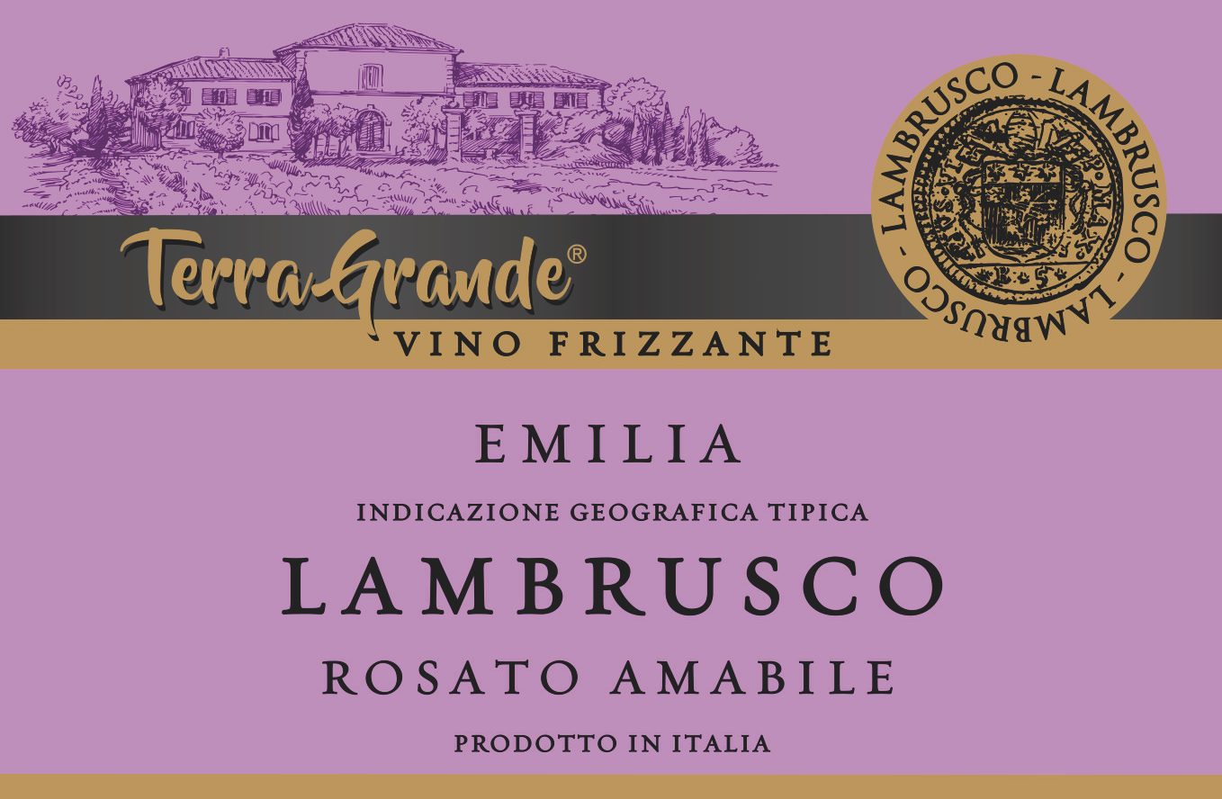 Terra Grande Lambrusco Rosato Amabile sa