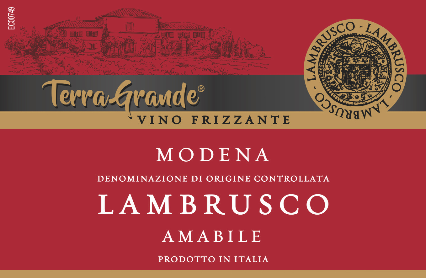 Terra Grande Modena Lambrusco Amabile Doc 2016