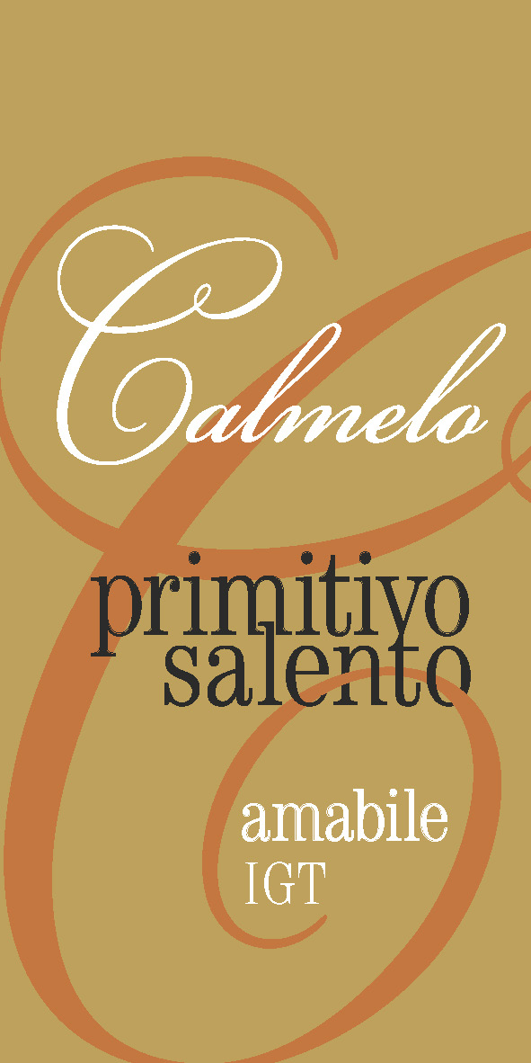 Calmelo Primitivo Salento Amabile Igt 2018