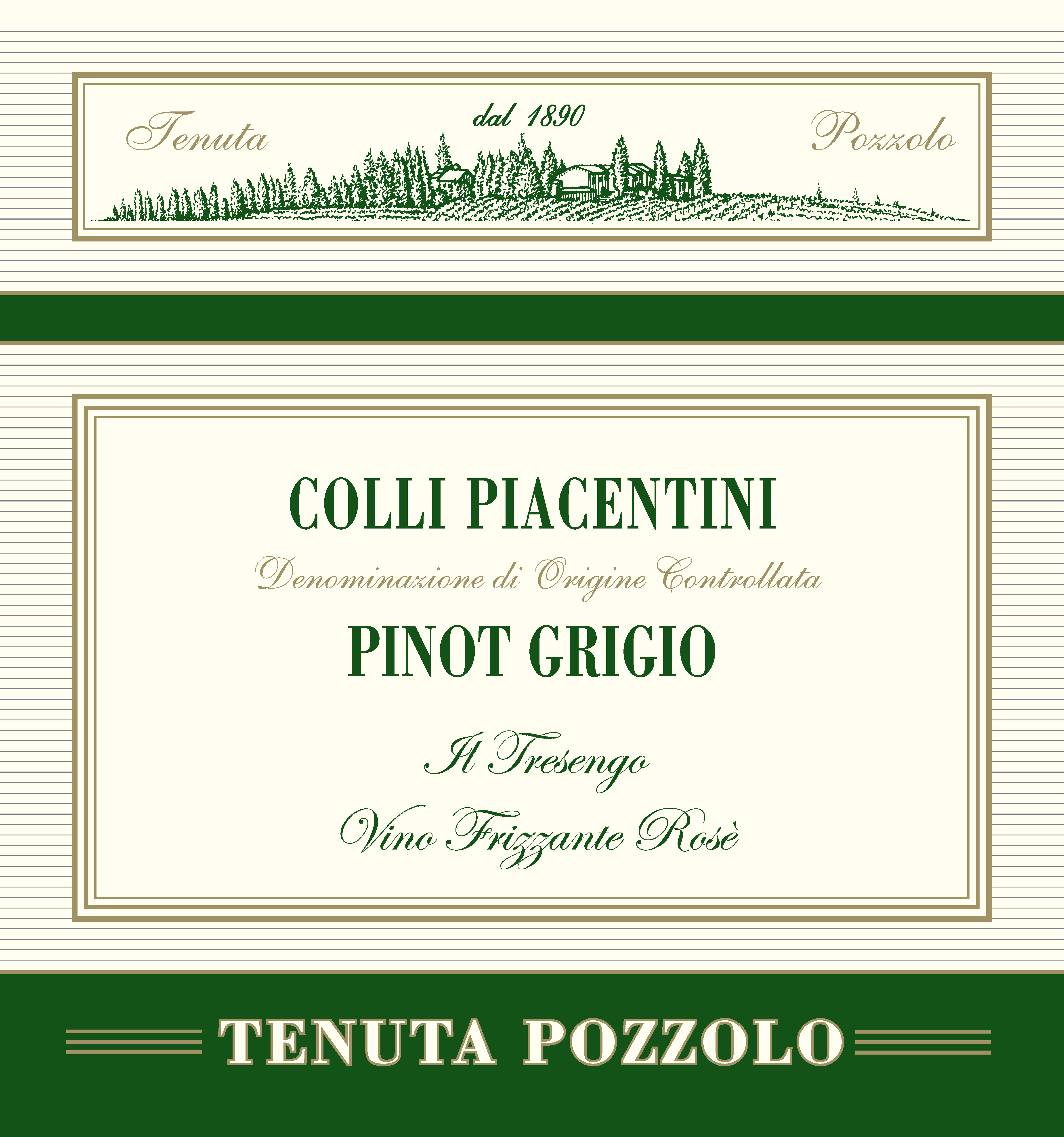 Pinot Grigio Il Tresengo Rosè Frizzante 2018