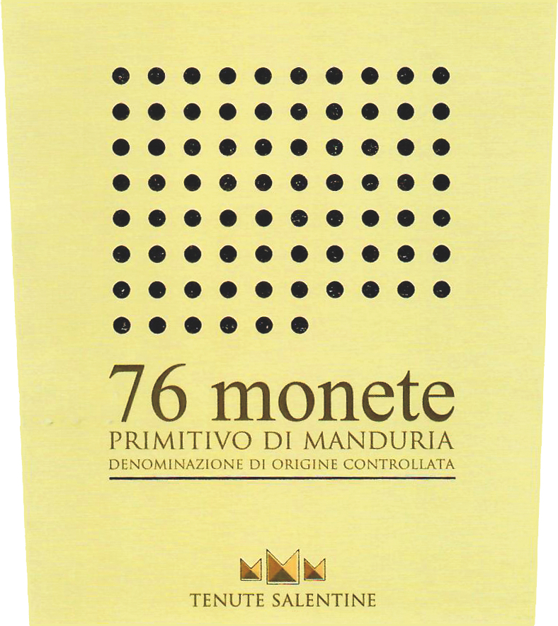 76 Monete Primitivo di Manduria Doc 2018