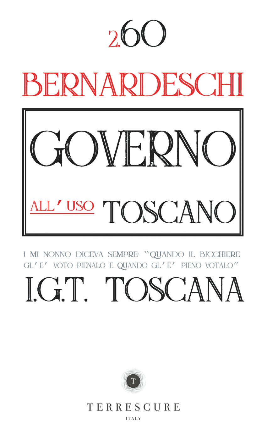 Terrescure Bernardeschi Governo all'Uso Toscano Igt 2025
