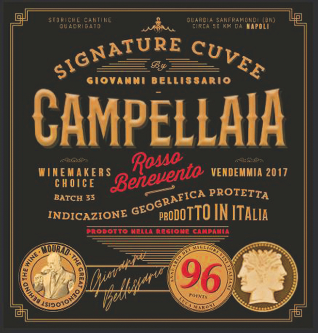 Campellaia Rosso Benevento Igp 2017