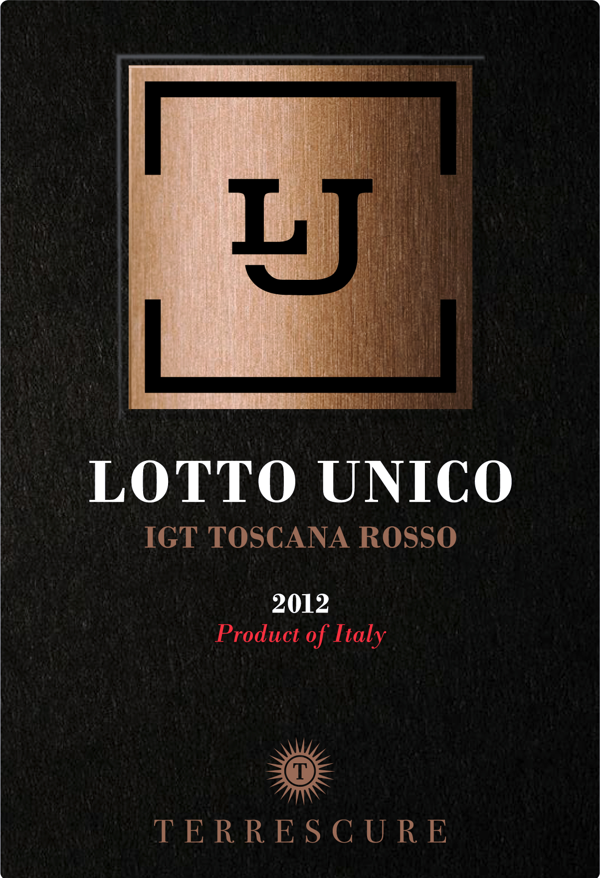 Terrescure Lotto Unico Toscana Rosso Igt 2017