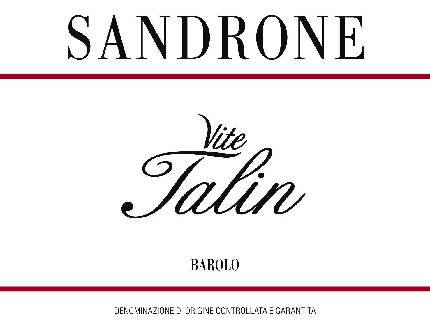 Barolo Vite Talin 2013