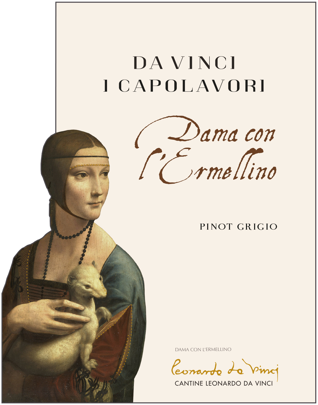Dama con L'Ermellino Pinot Grigio Rubicone 2022