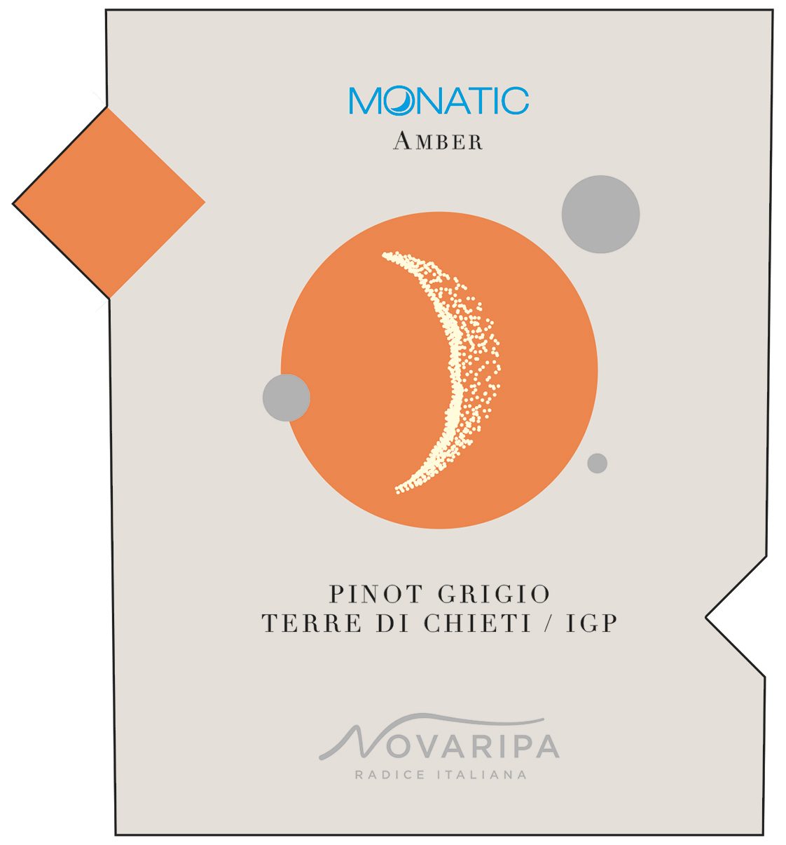 Monatic Amber Pinot Grigio Ramato 2018