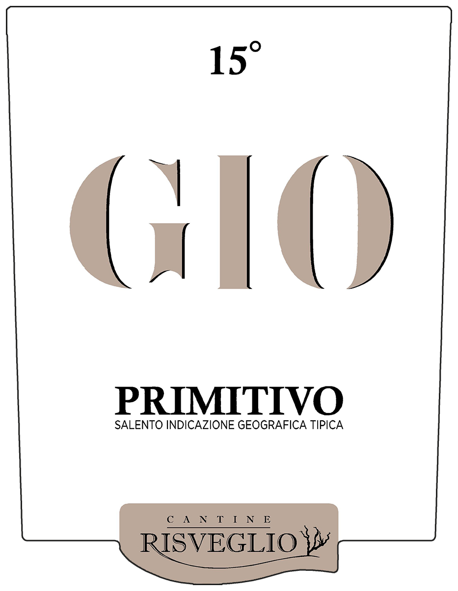 Gio 15 Primitivo Salento Igt 2019
