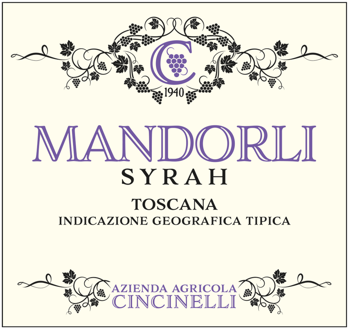 Mandorli Syrah 2018