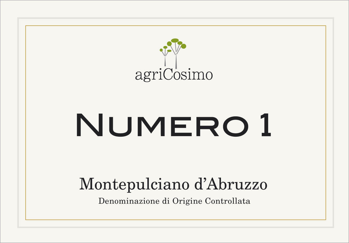 Numero 1 Montepulciano d'Abruzzo Riserva 2012