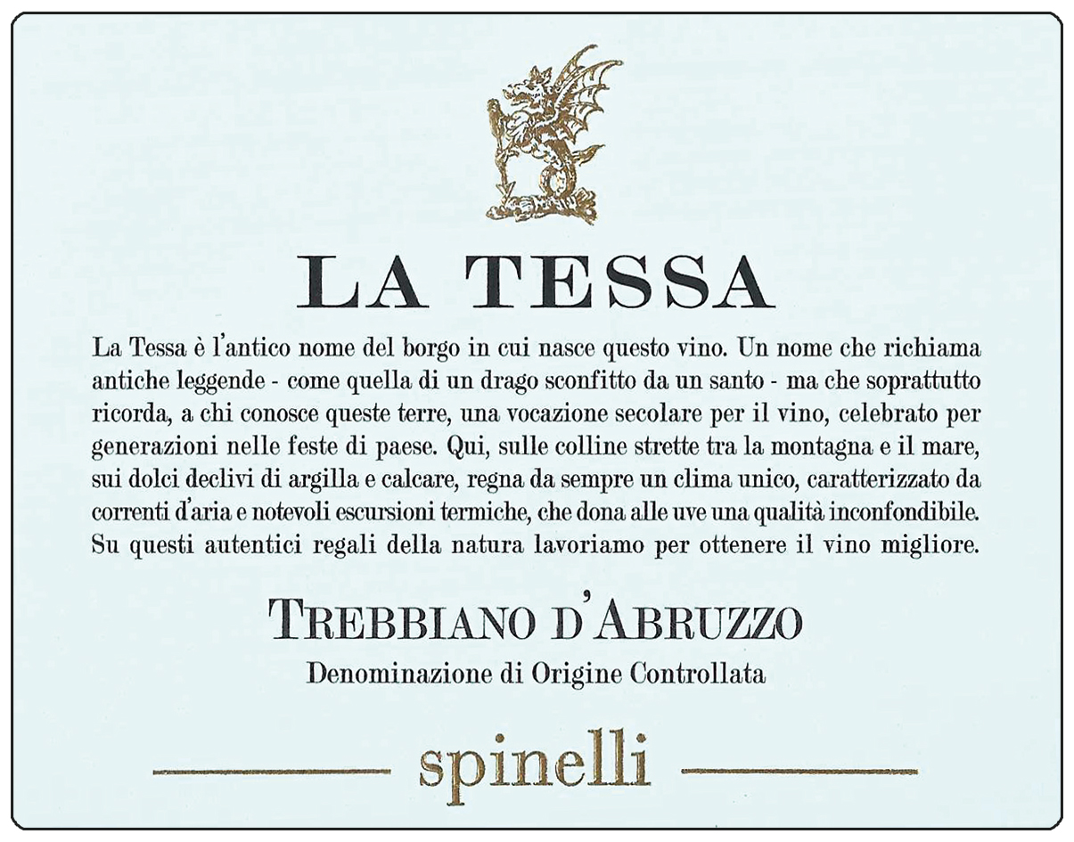 La Tessa Trebbiano d'Abruzzo Doc 2021