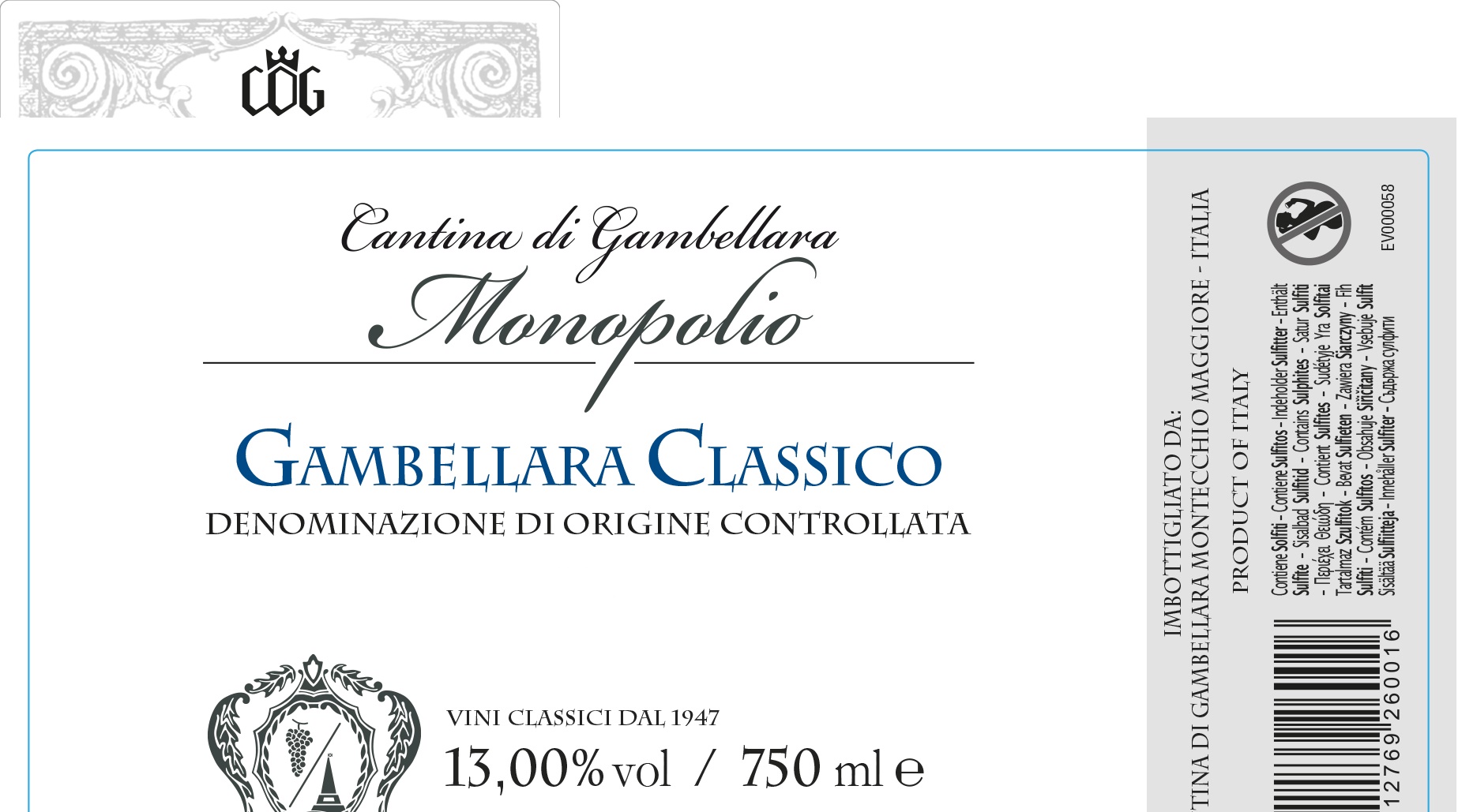 Gambellara Classico Monopolio 2019