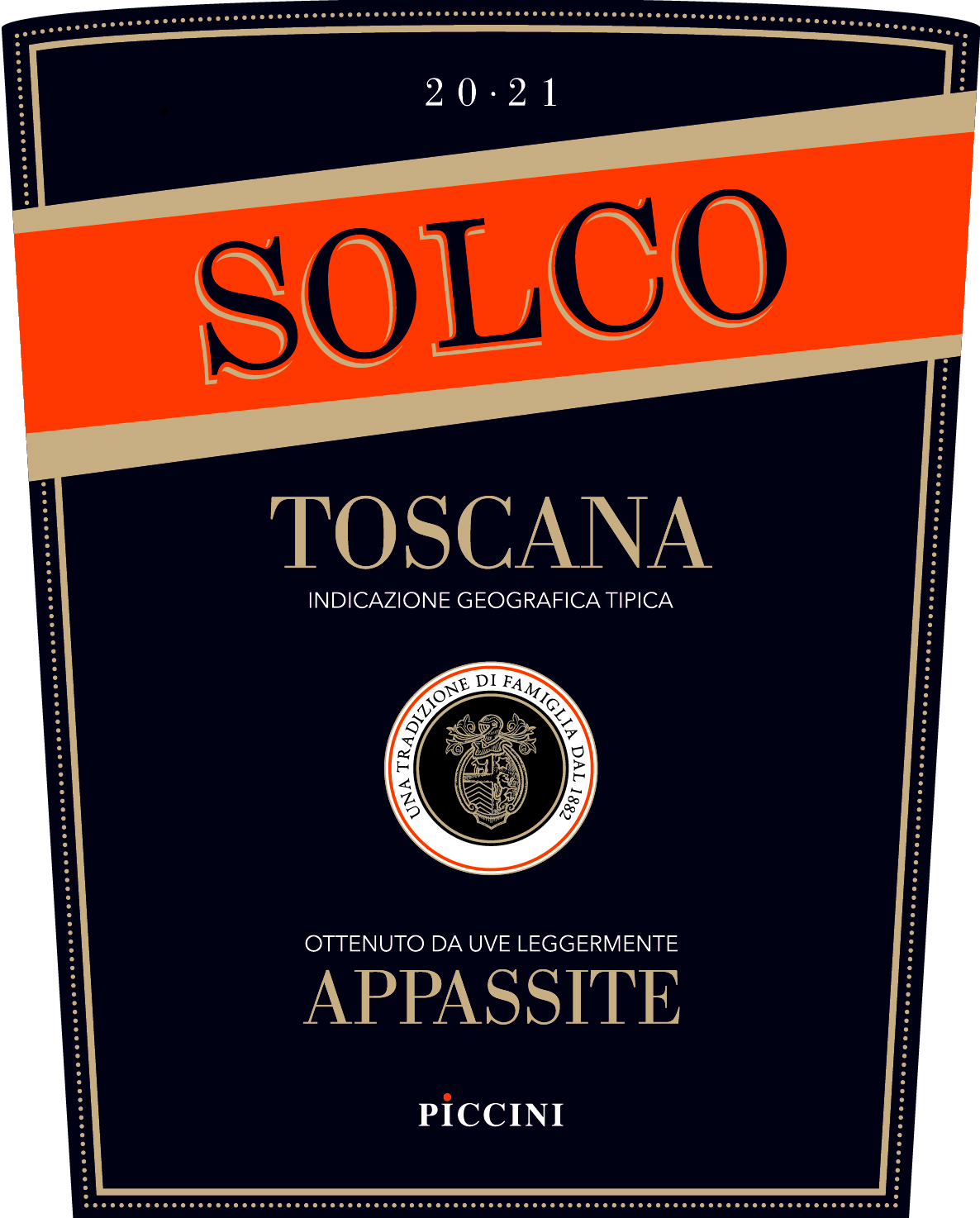 Solco Toscana Igt da uve leggermente appassite 2022