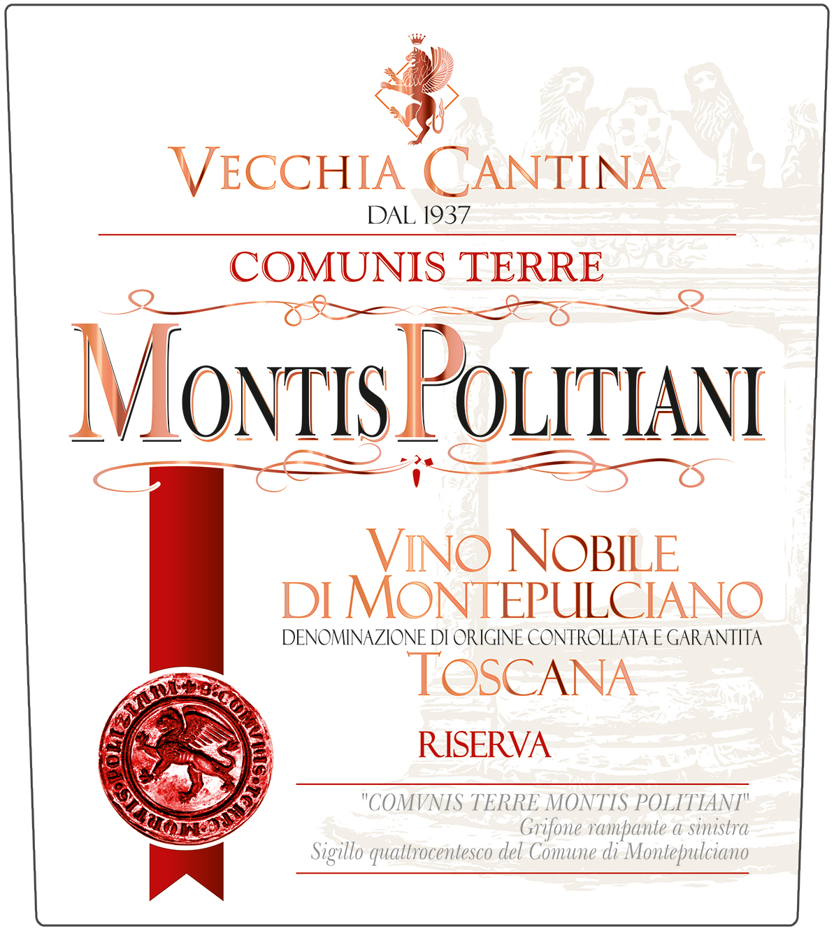 Nobile di Montepulciano Comunis Terre Montis Politiani Riserva 2016