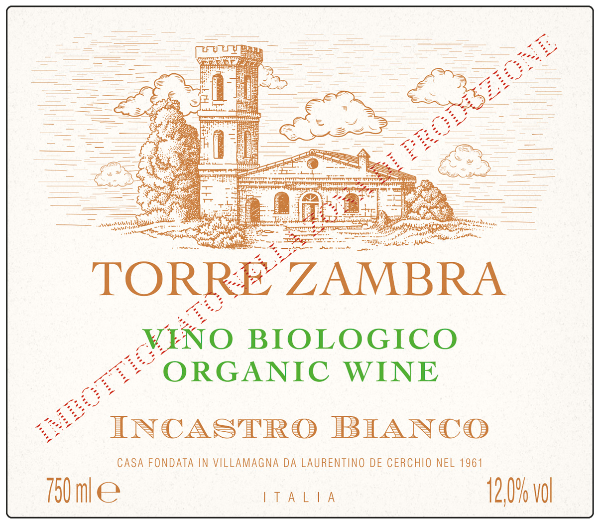 Torre Zambra Incastro Bianco Biologico Igt 2020