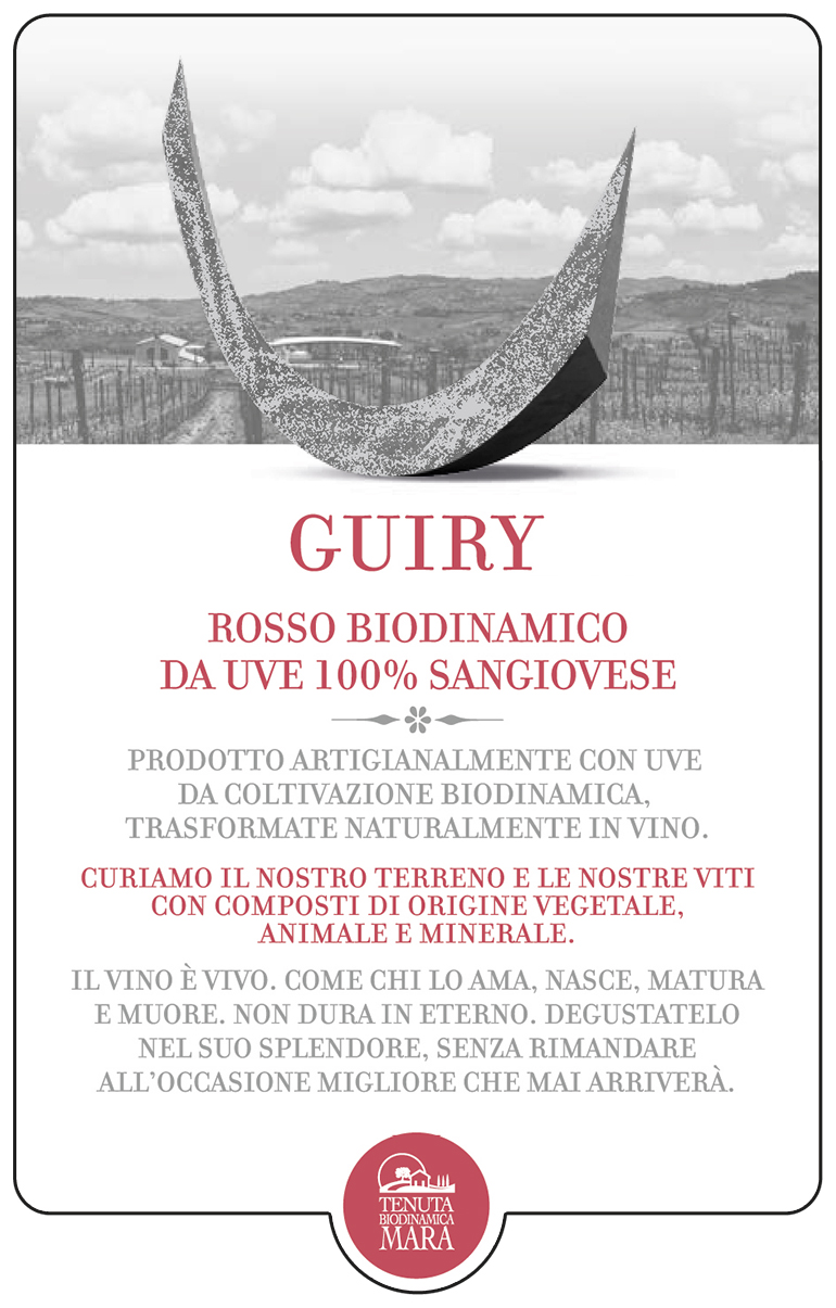 Guiry Rosso Biodinamico Sangiovese 2019