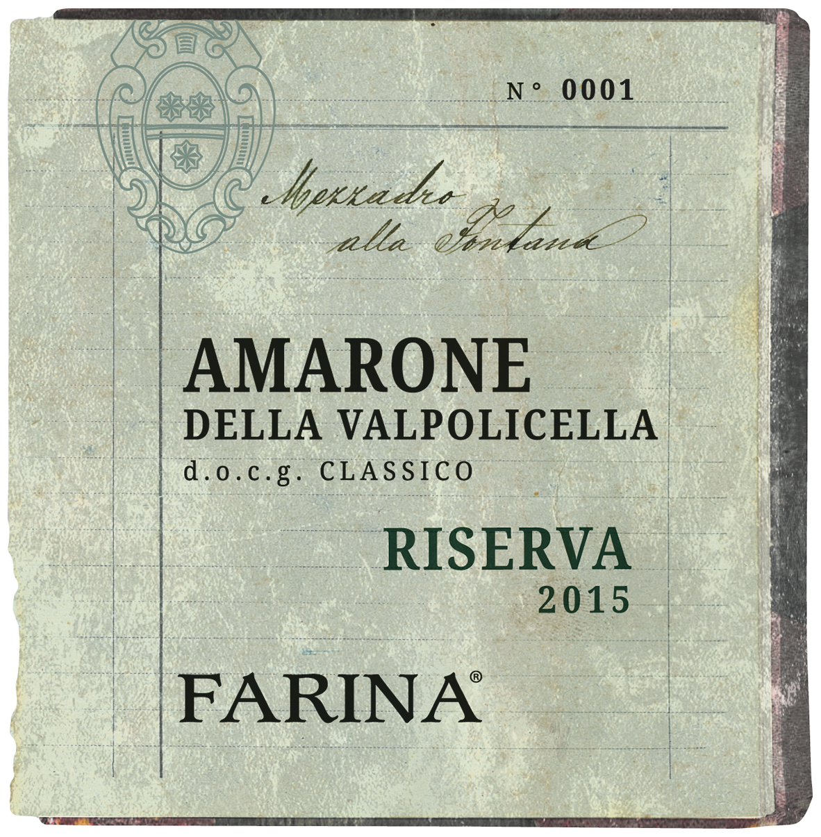 Amarone Classico Mezzadro alla Fontana Riserva 2011