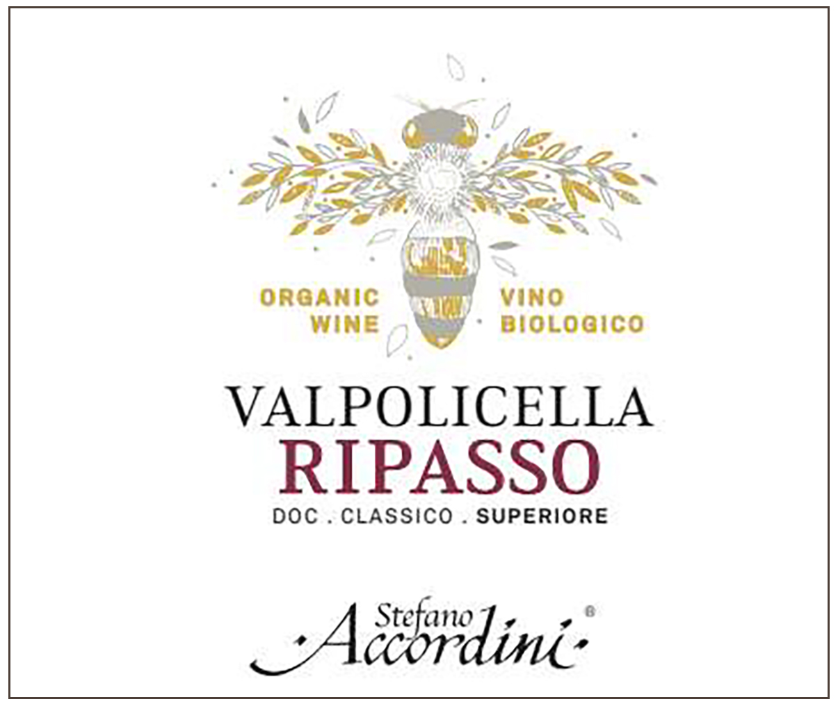 Valpolicella Ripasso Classico Superiore Bio 2019