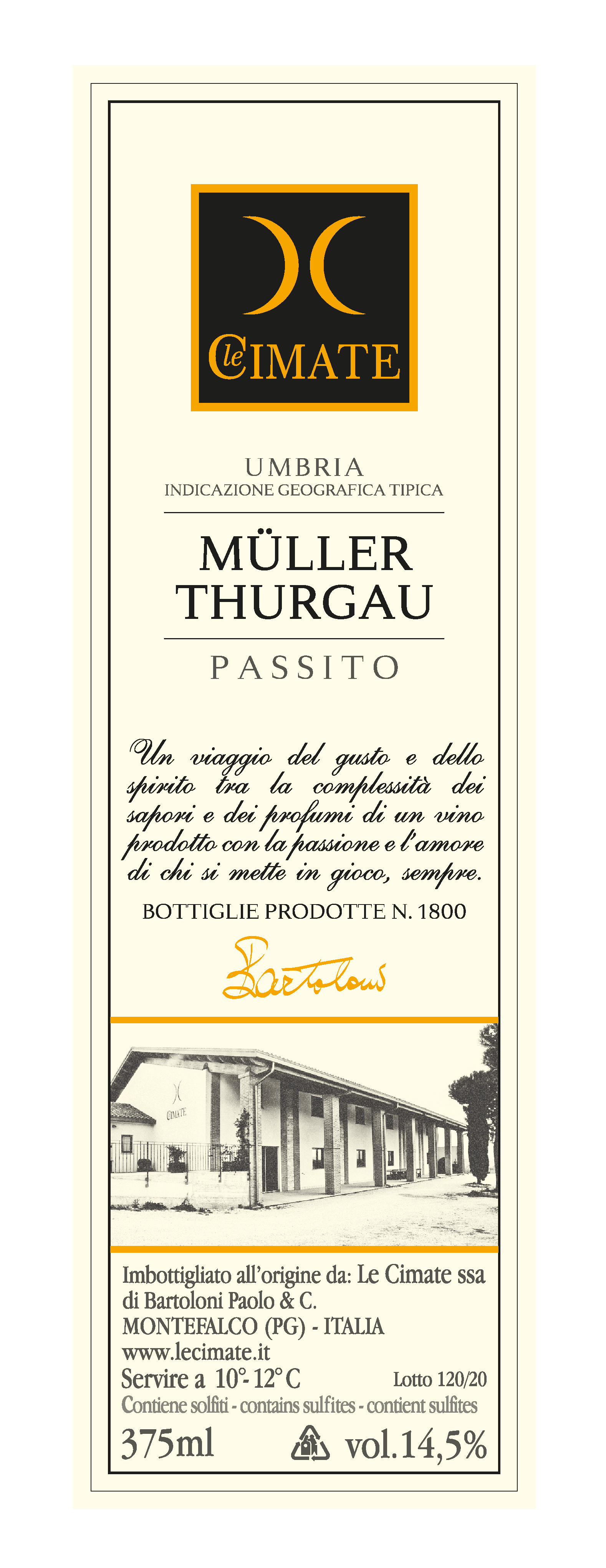 Müller Thurgau Passito 2018