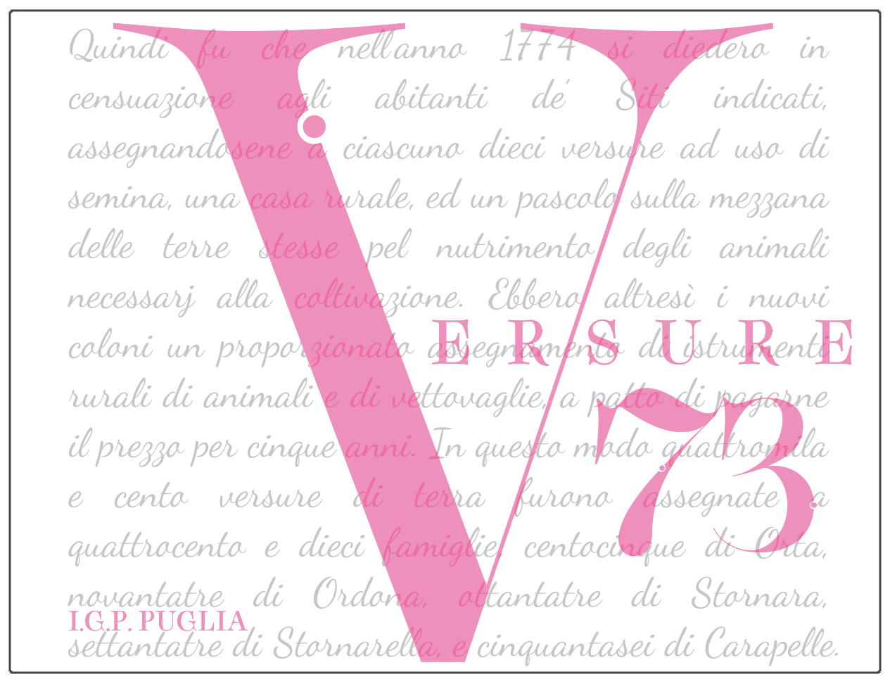Versure 73 Nero di Troia Rosato 2021