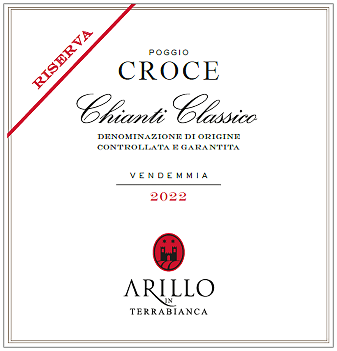 Poggio Croce Chianti Classico Riserva Docg 2022
