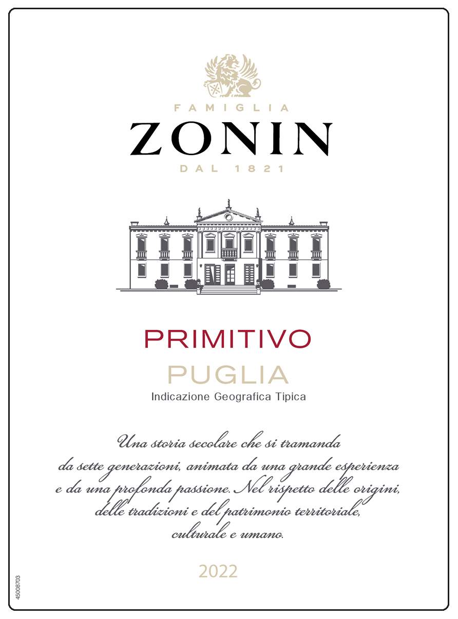 Primitivo Puglia Igt 2022