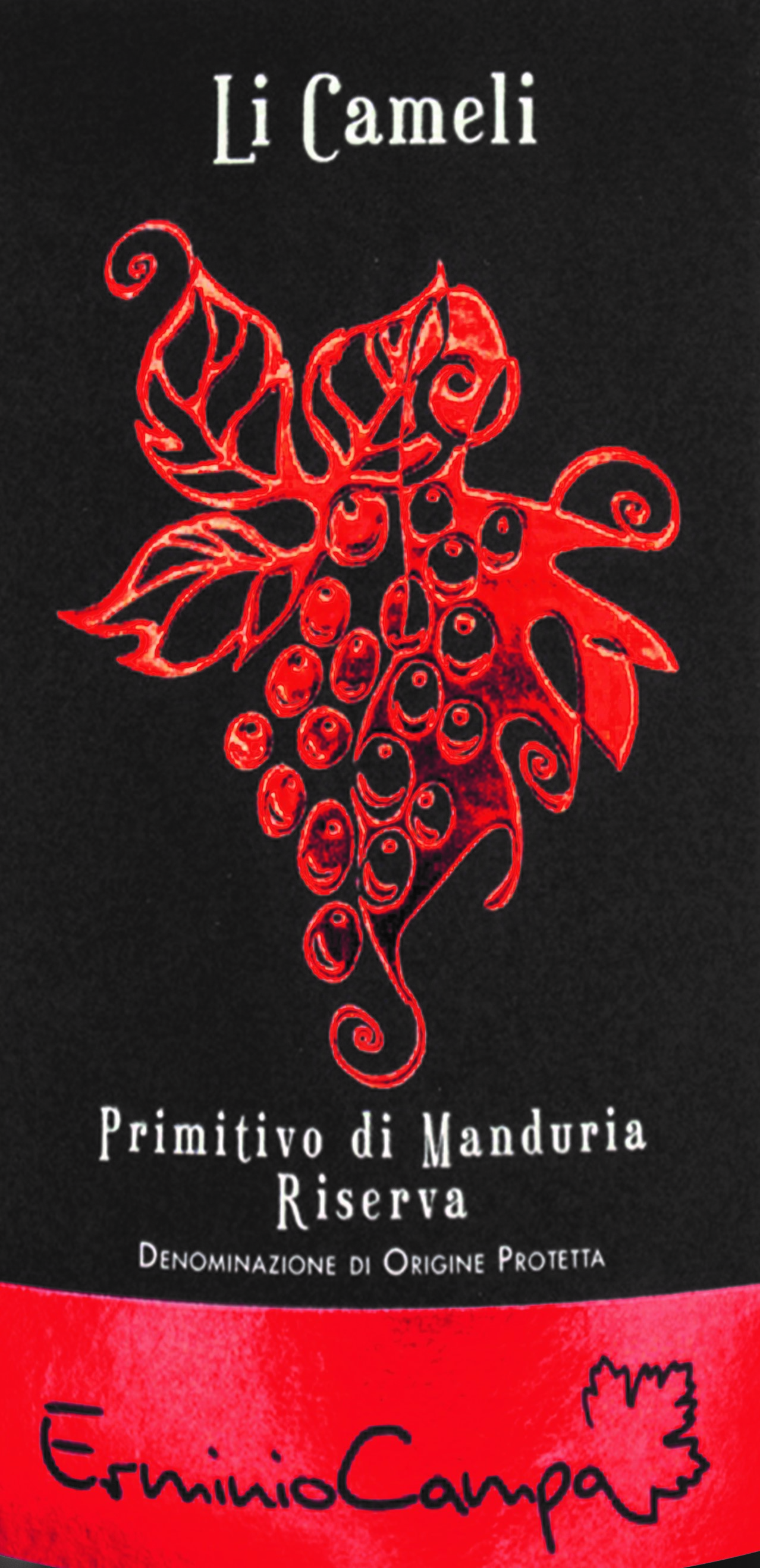 Li Cameli Primitivo di Manduria Riserva 2019
