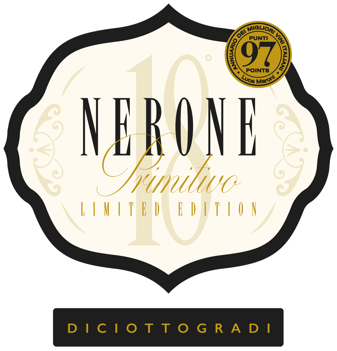 Nerone Primitivo Limited Edition Diciottogradi 2024