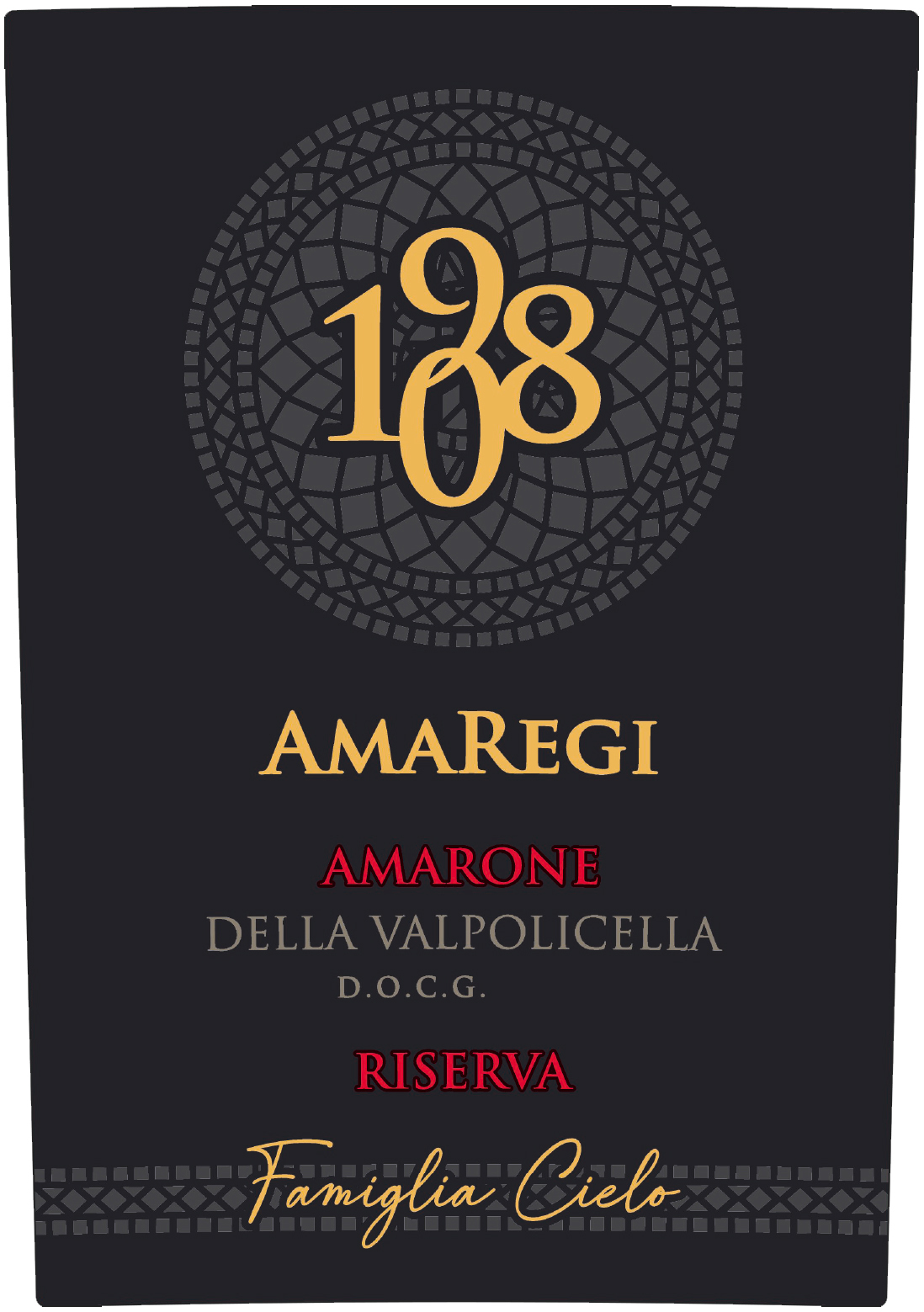 Amaregi Amarone della Valpolicella Riserva Famiglia Cielo 2018