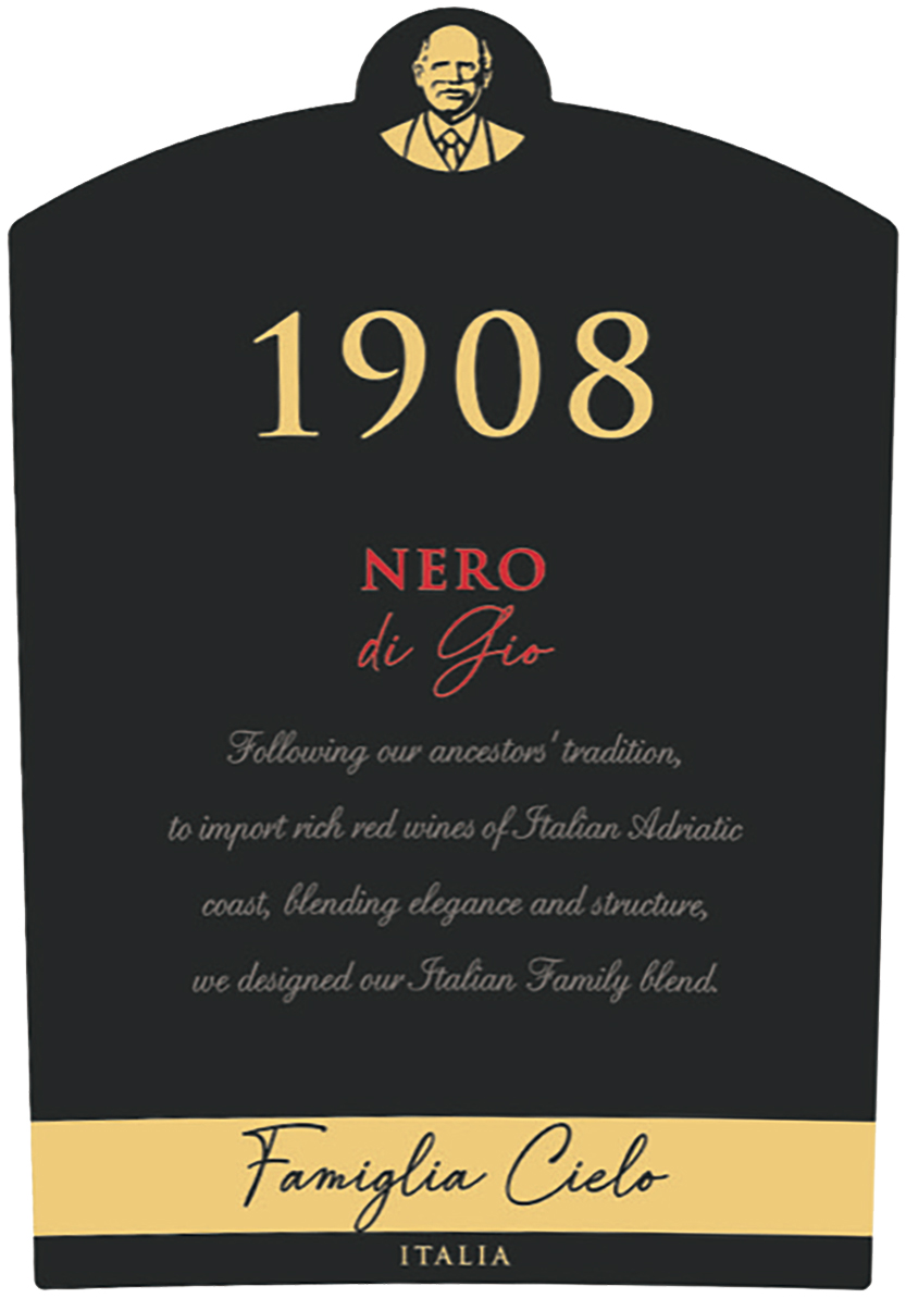 1908 Nero di Gio Famiglia Cielo Rosso 2022