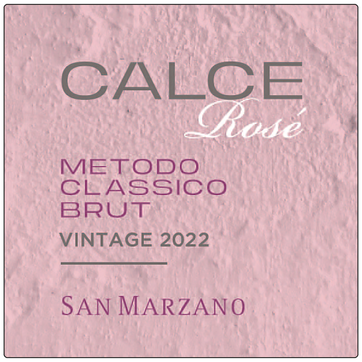 Calce Rosé Metodo Classico Brut 2017