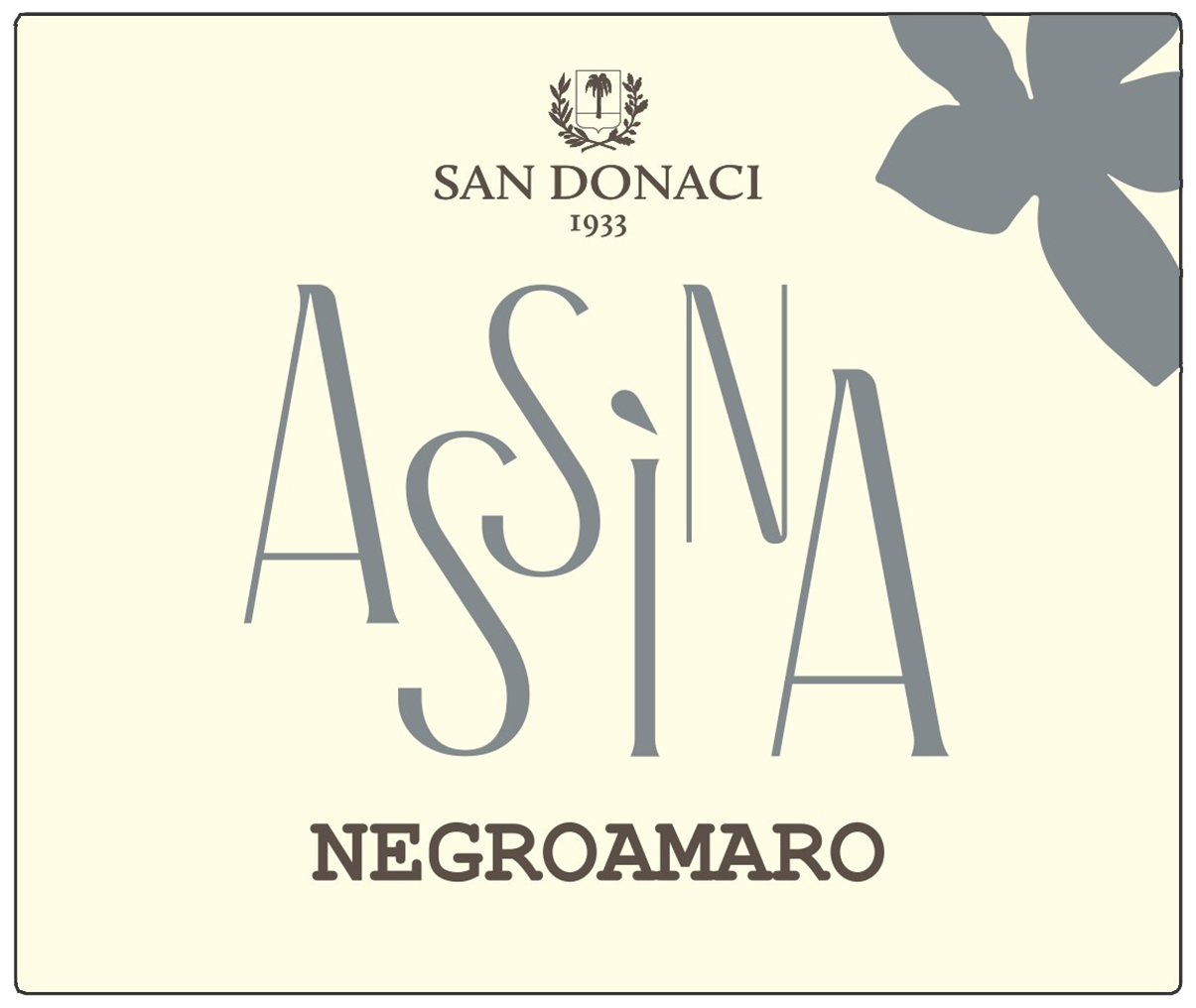 Assìna Negroamaro Vinificato in Bianco 2022