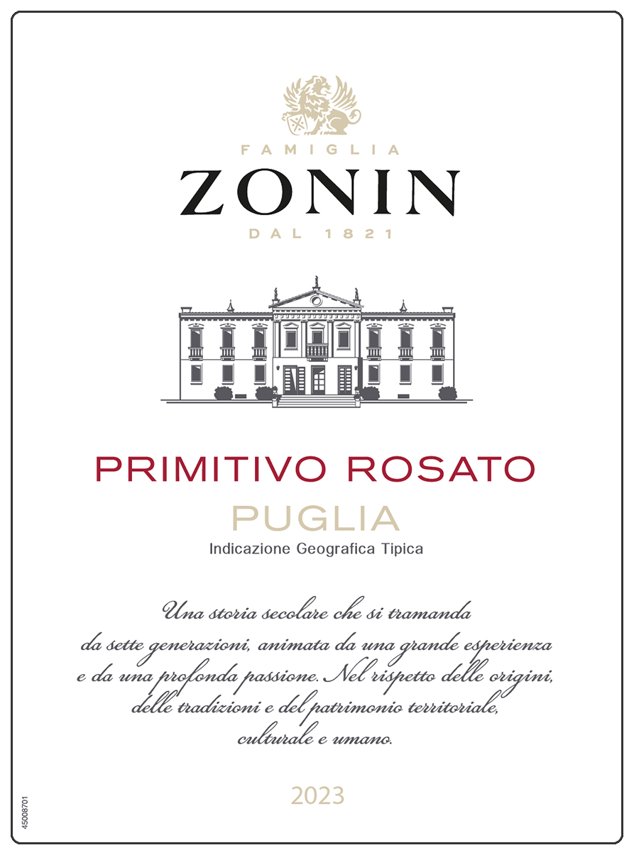 Primitivo Rosato Puglia 2023