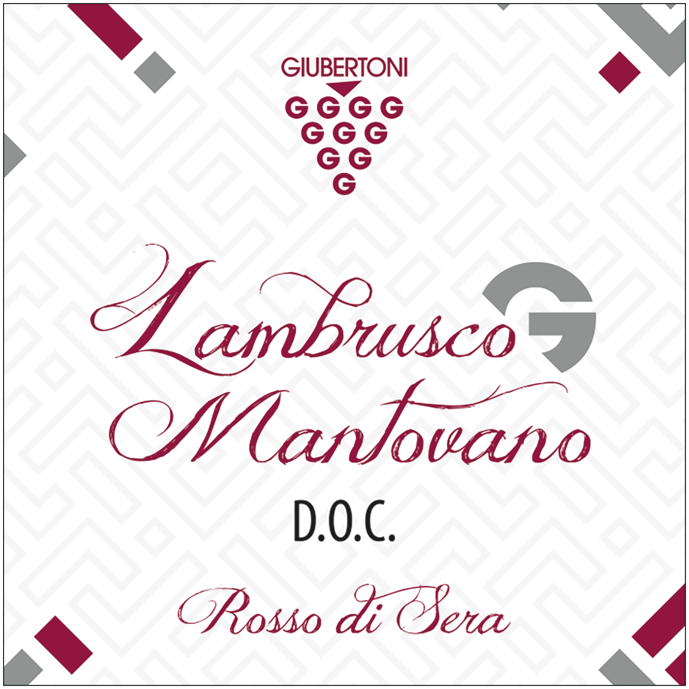 Lambrusco Mantovano Doc Rosso di Sera sa